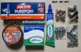 Adesivo Plástico, Cola Epox, Isolante, Vedante; Kit Completo