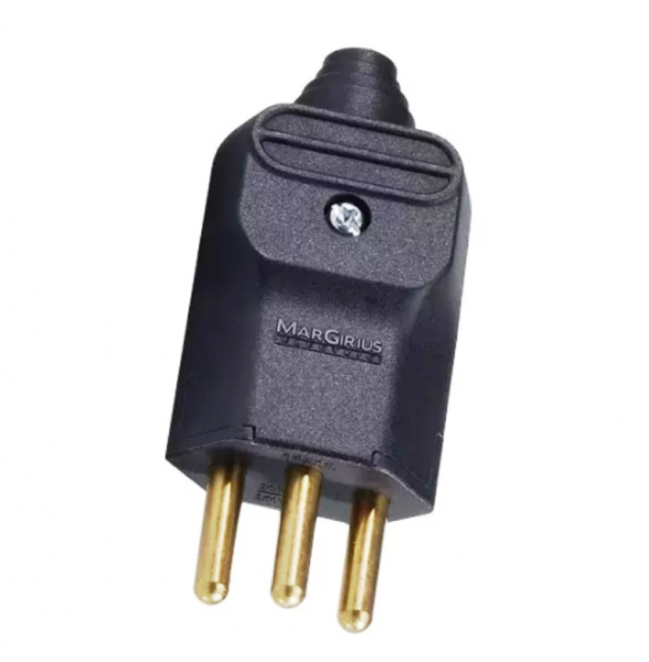 Plug Macho 3 Pinos 2 P+ T 20 Amperes Para Tomada Eletrica